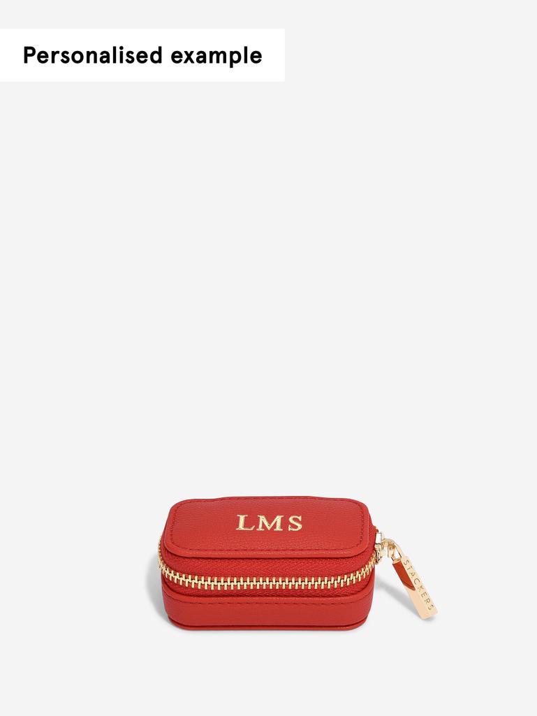 Red Petite Travel Jewellery Box