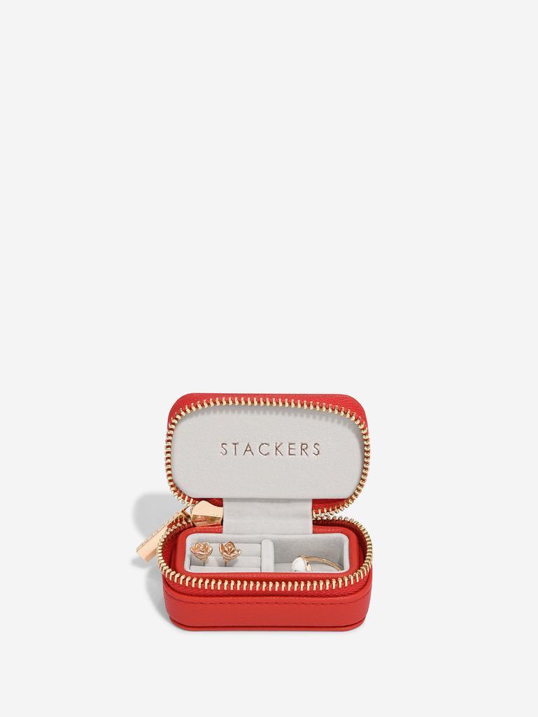 Red Petite Travel Jewellery Box