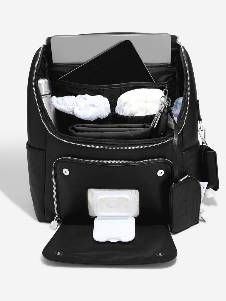 Black Baby Changing Backpack 