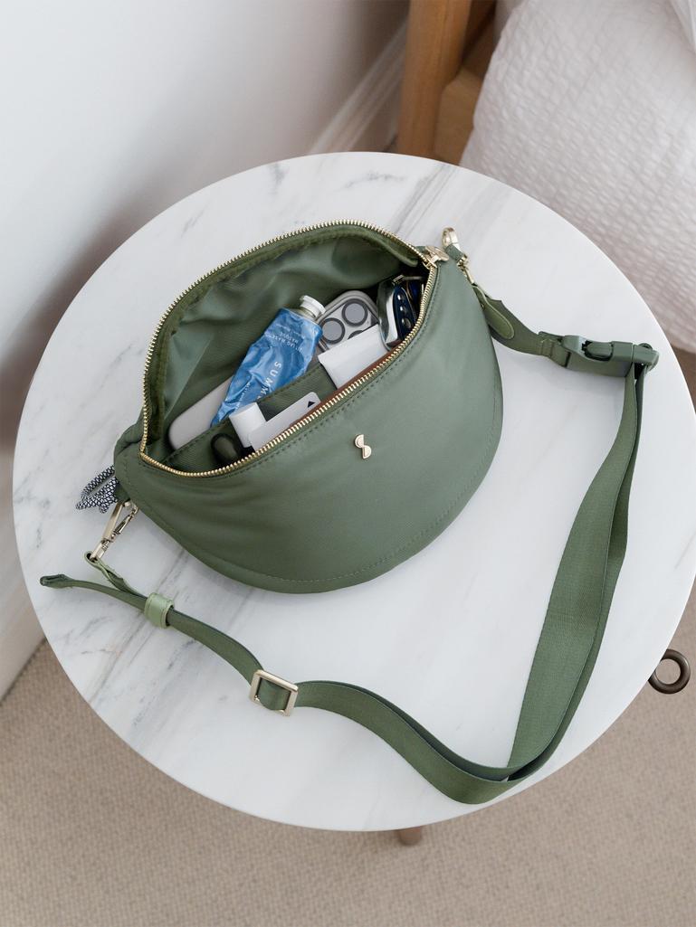 Recycled Nylon Green Bumbag