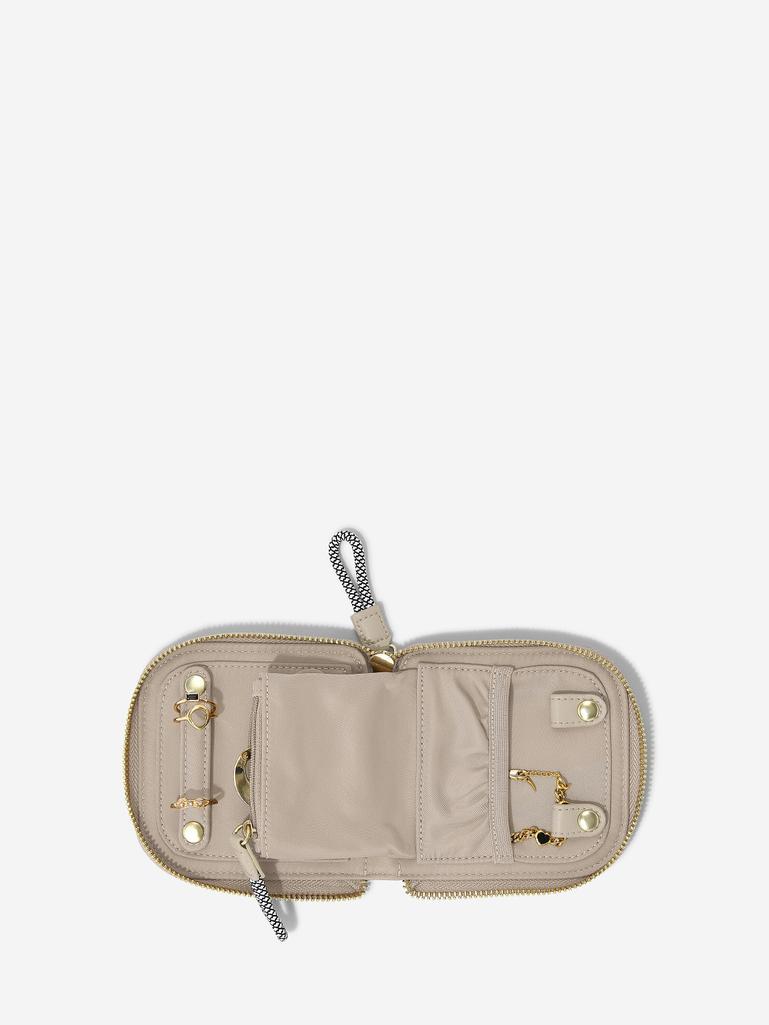 Recycled Nylon Sand Compact Jewellery Roll