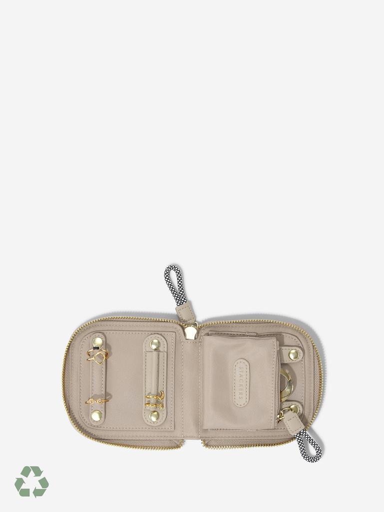 Recycled Nylon Sand Compact Jewellery Roll