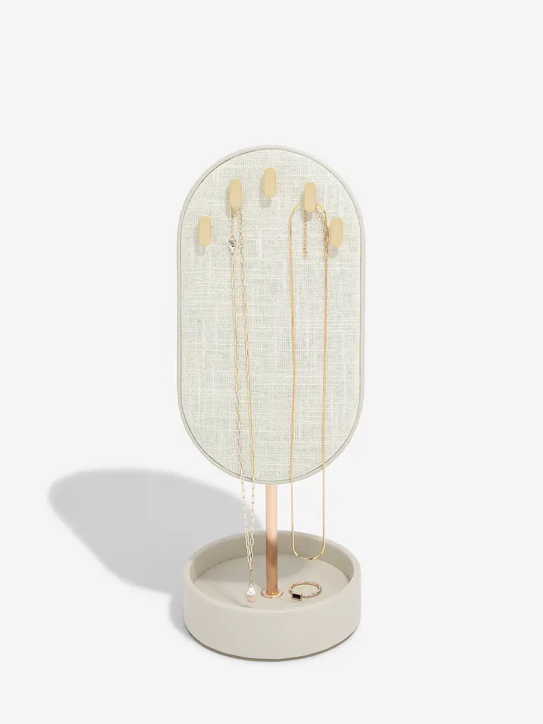 Oatmeal & Linen Necklace Display Stand