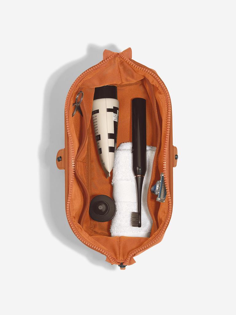 Orange Large Canvas Washbag