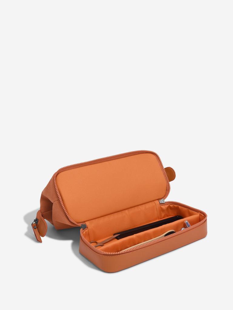 Orange Large Canvas Washbag