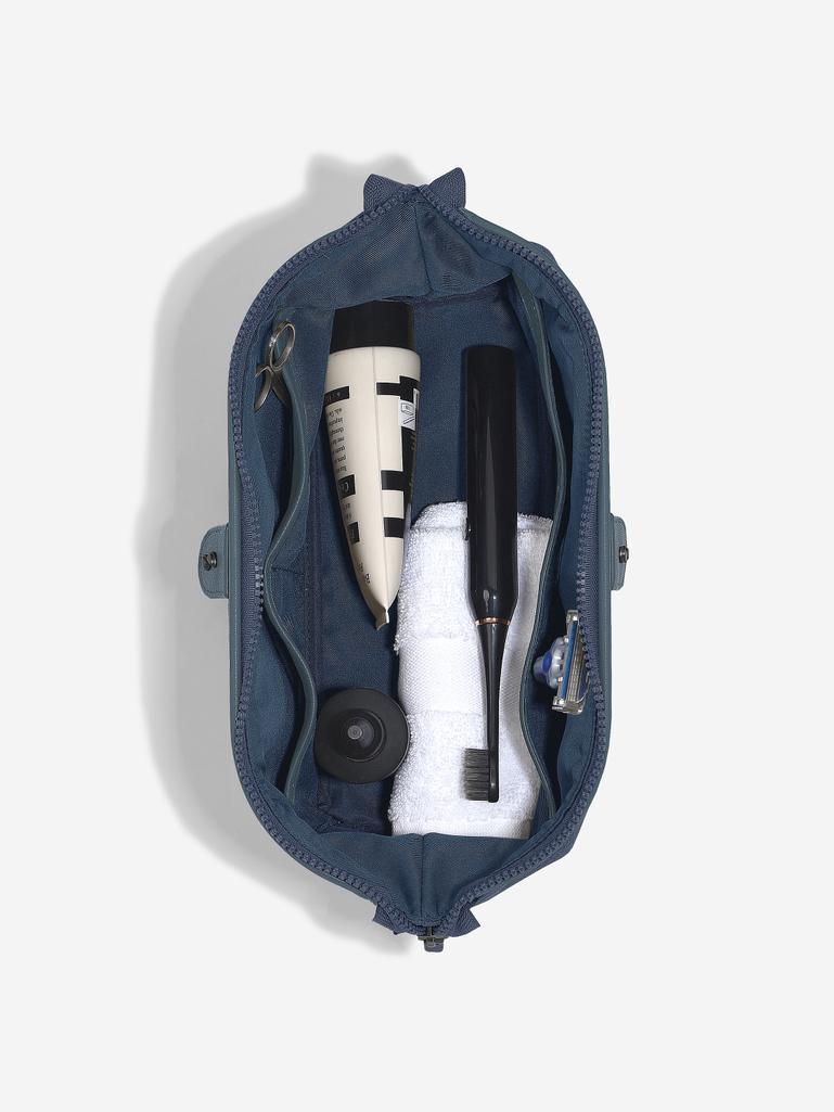 Blue Large Canvas Washbag
