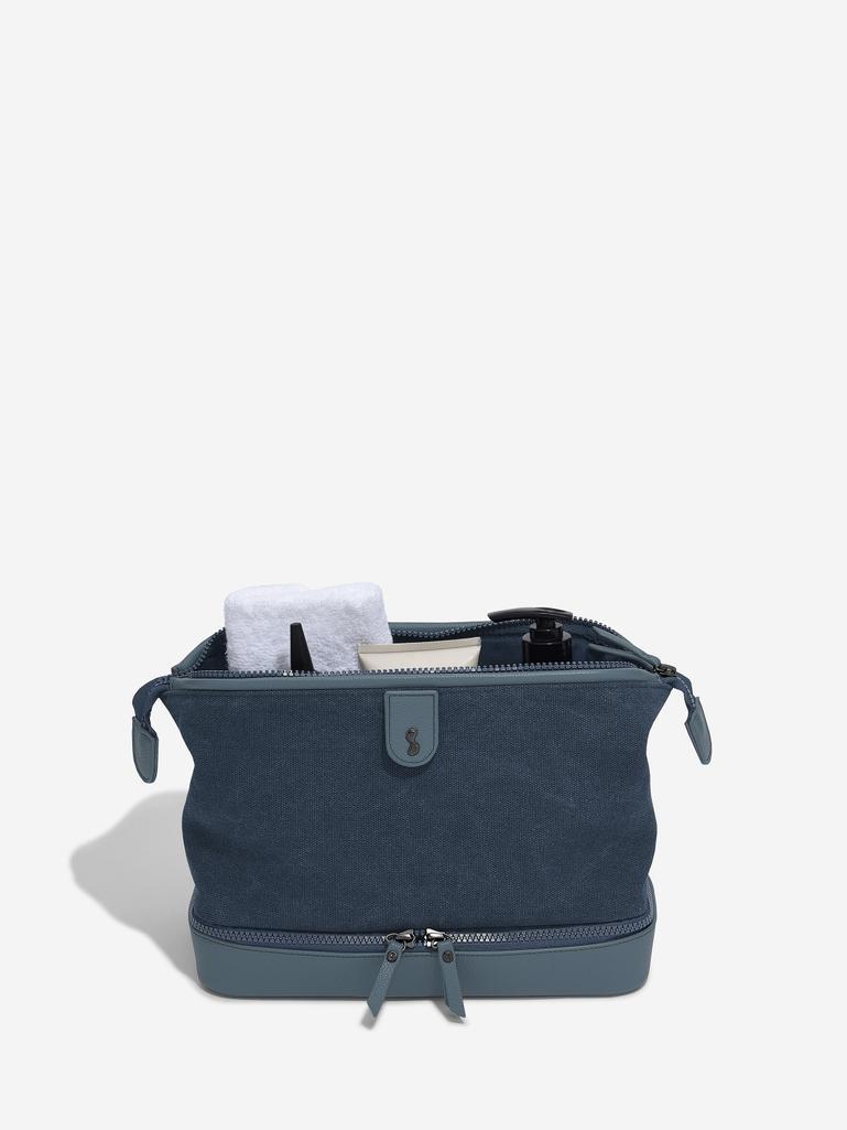 Blue Large Canvas Washbag