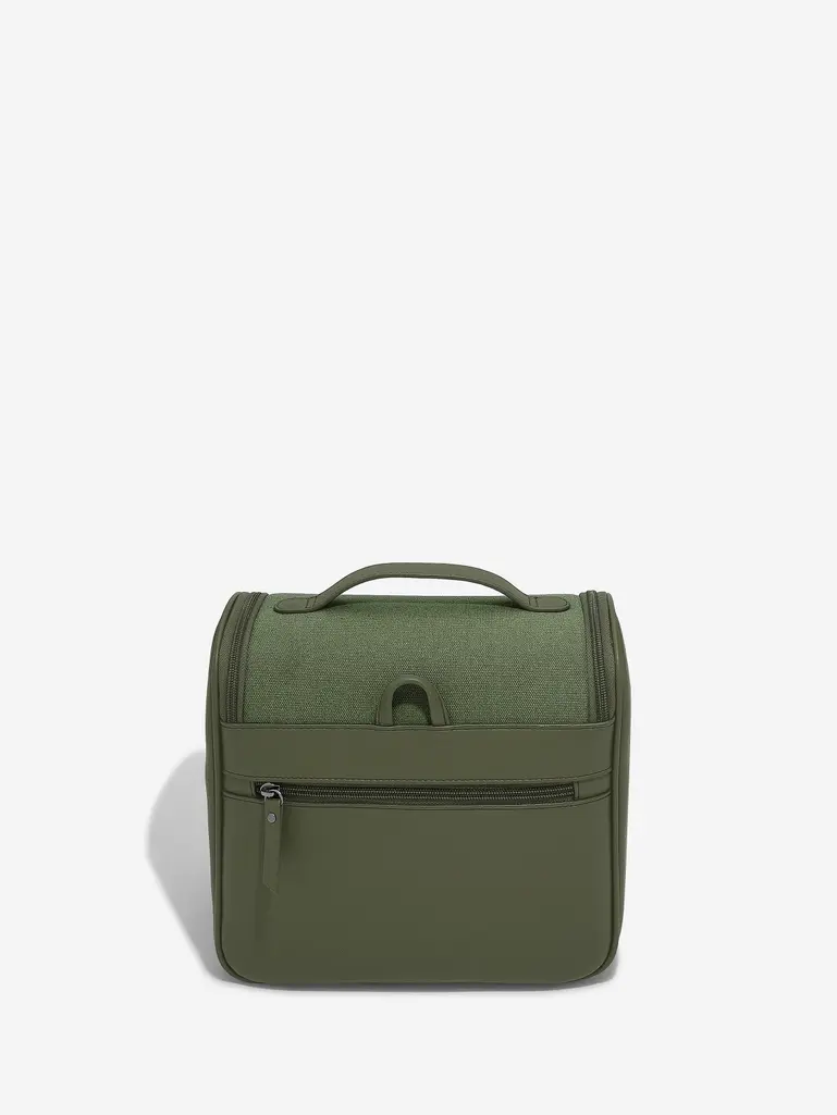 Green Canvas Hanging Washbag