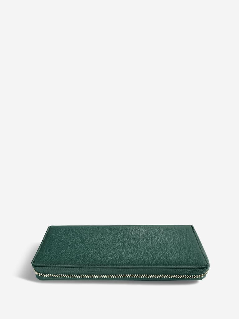 Forest Green Jewellery Roll