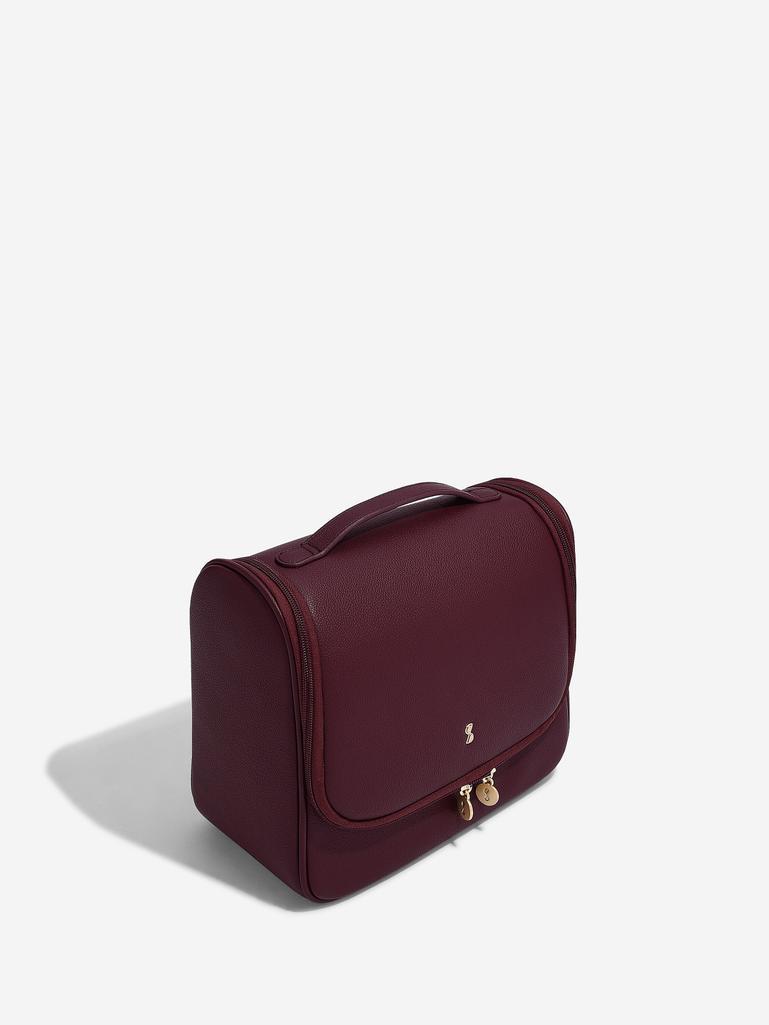 Burgundy Hanging Washbag