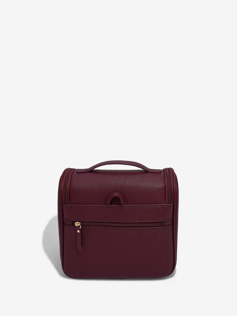 Burgundy Hanging Washbag