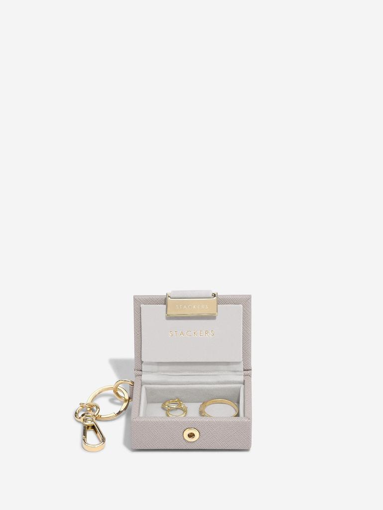 Taupe Nano Jewellery Box Keyring