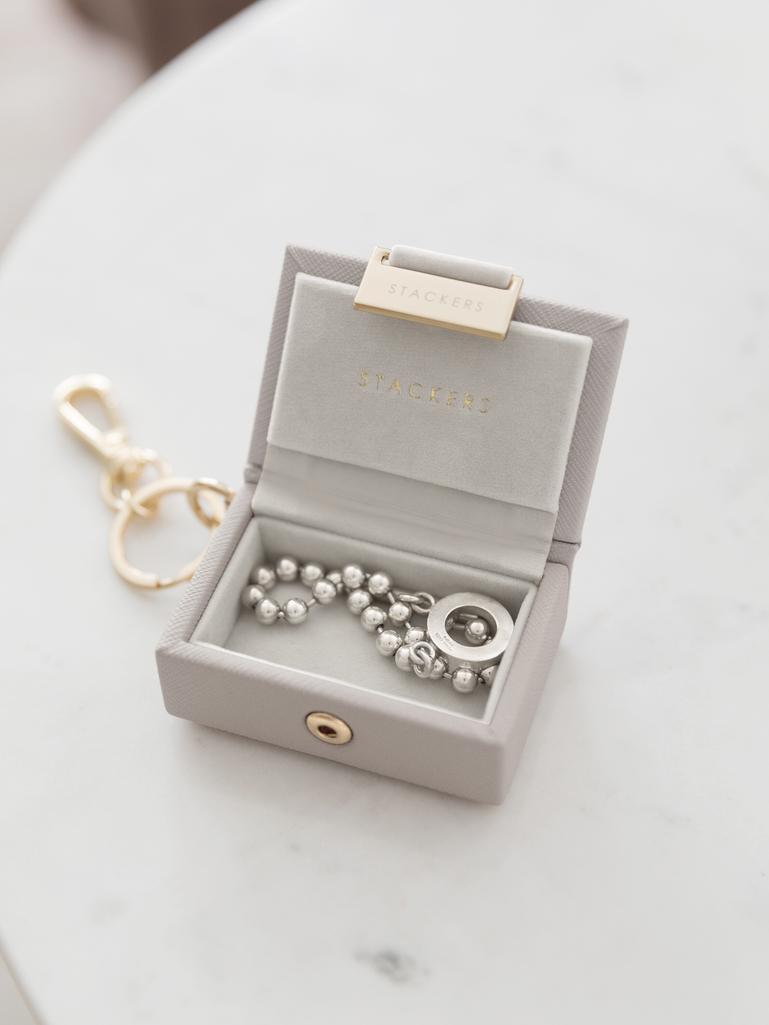 Taupe Nano Jewellery Box Keyring