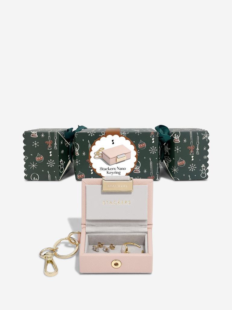 Blush Pink Nano Jewellery Box Keyring Cracker
