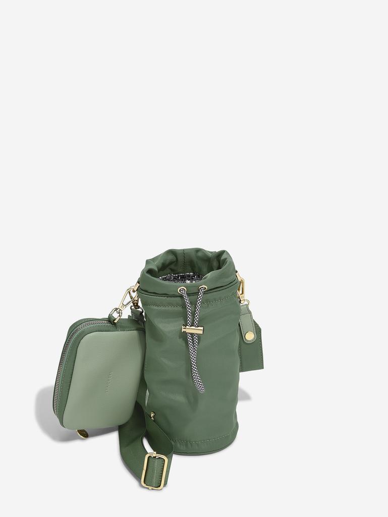 Recycled Nylon Green Bottle Bag