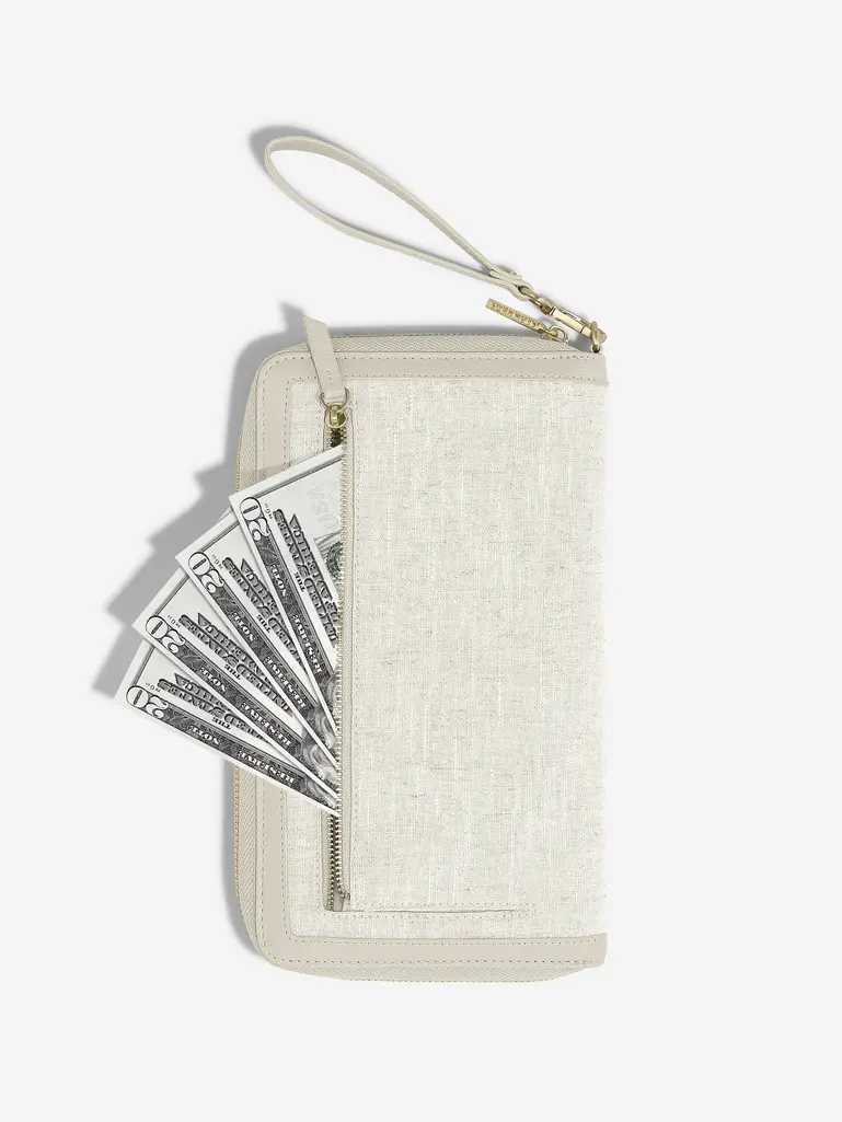 Oatmeal & Linen Family Passport Holder