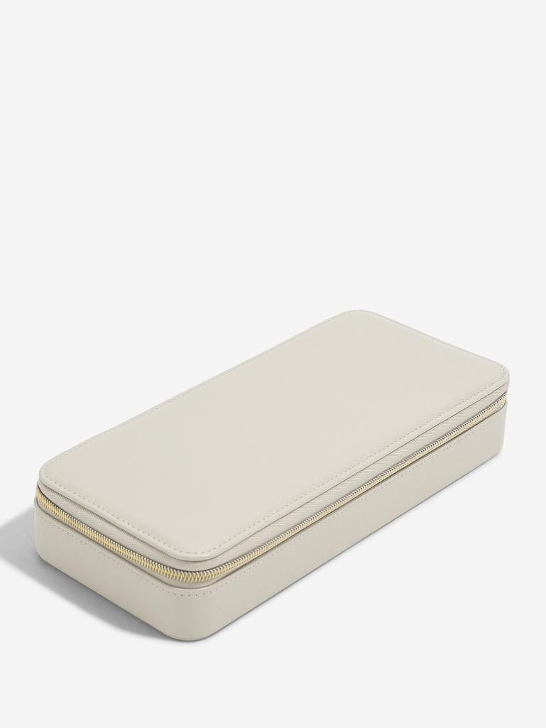 Abbott Lyon X Stackers Oatmeal Zipped Jewellery Box