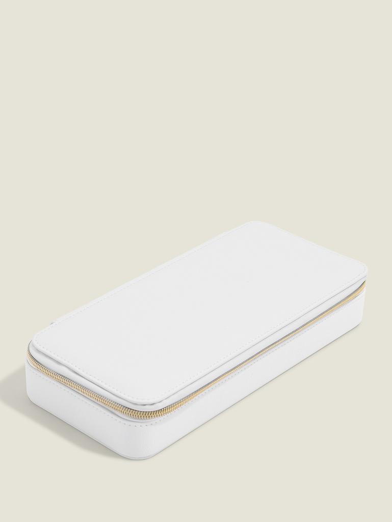 Abbott Lyon X Stackers White Zipped Jewellery Box