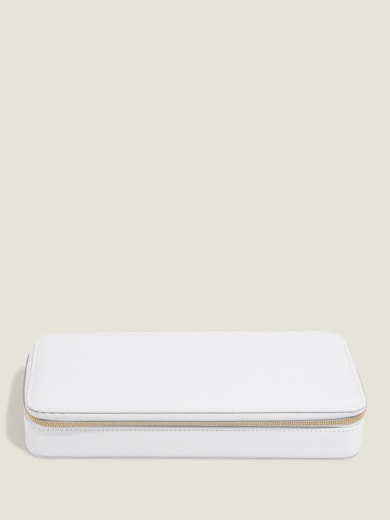 Abbott Lyon X Stackers White Zipped Jewellery Box