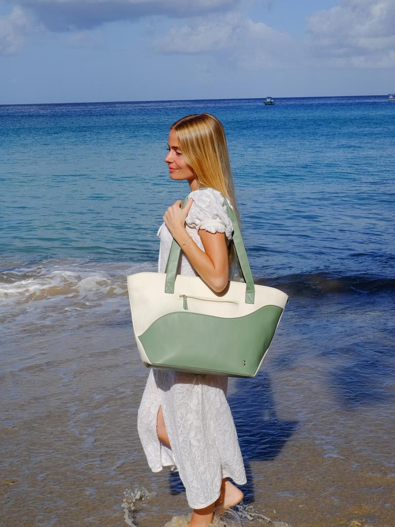 Seafoam Travel Tote Bag