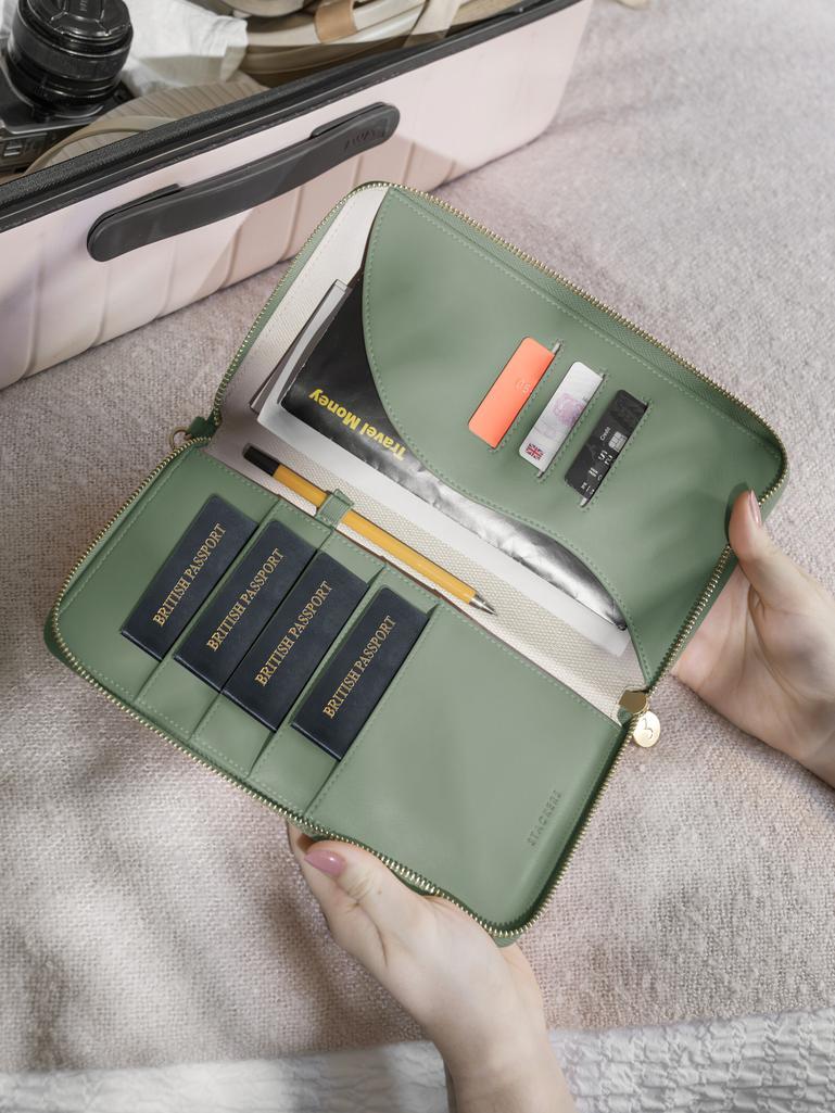 Seafoam Family Passport Holder 