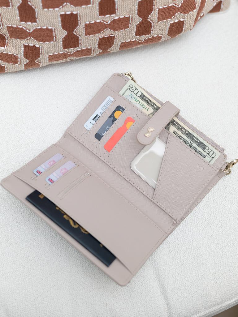 Taupe Large Purse