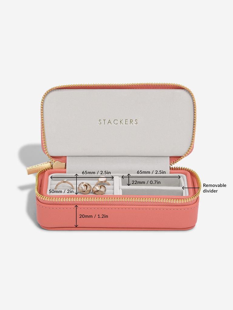 Grapefruit Mum Medium Zipped Jewellery Box