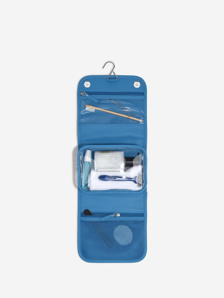Azure Blue Small Hanging Washbag