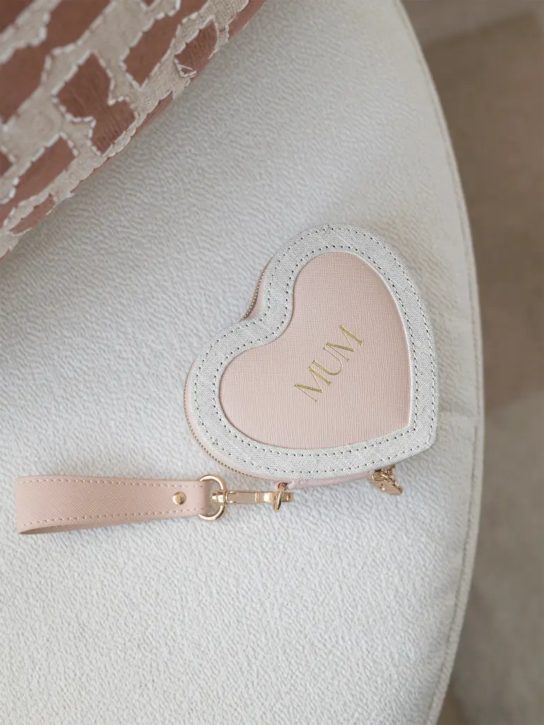Pink Mum Heart Jewellery Box