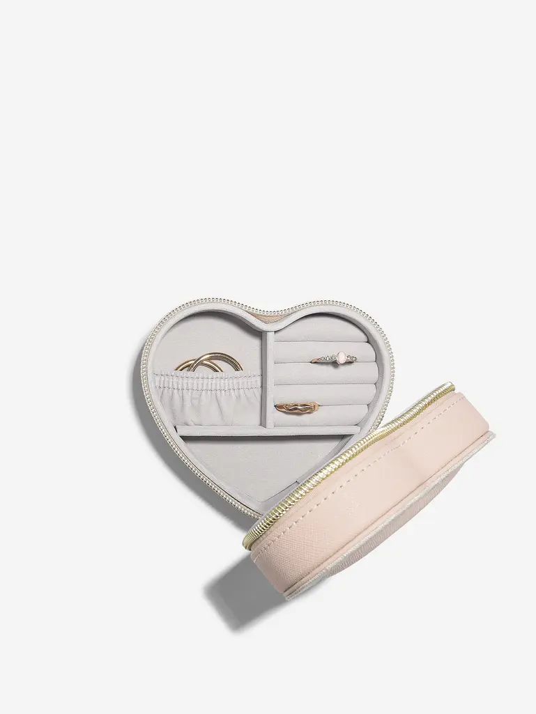 Pink Mum Heart Jewellery Box