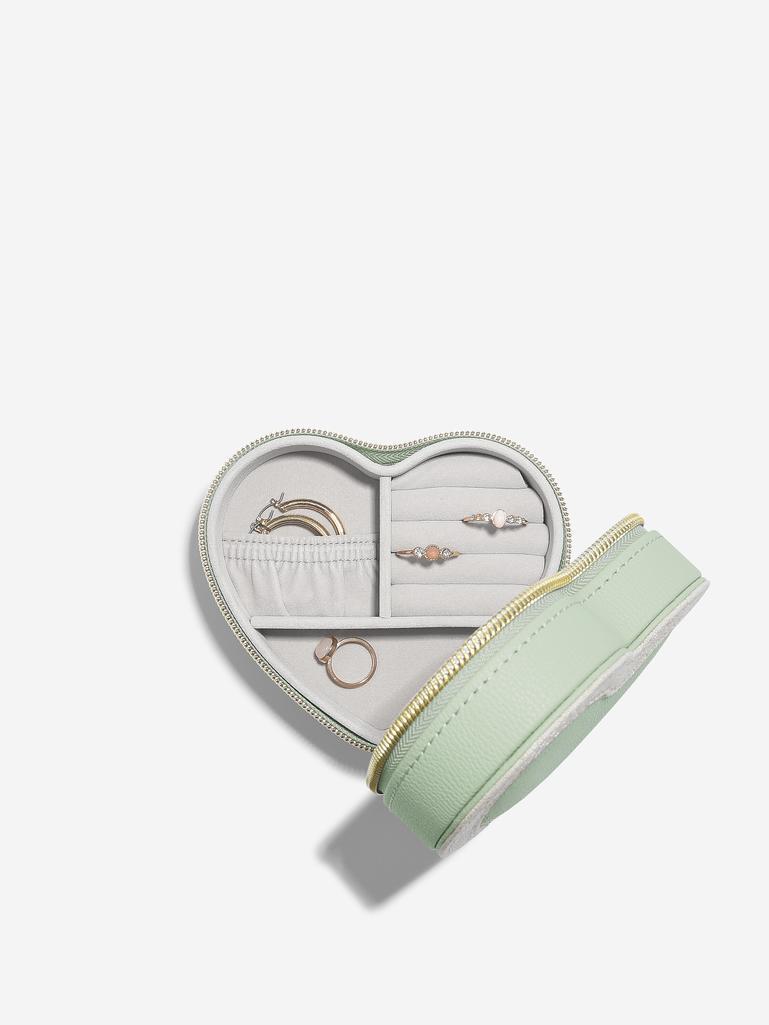 Green Mama Heart Jewellery Box
