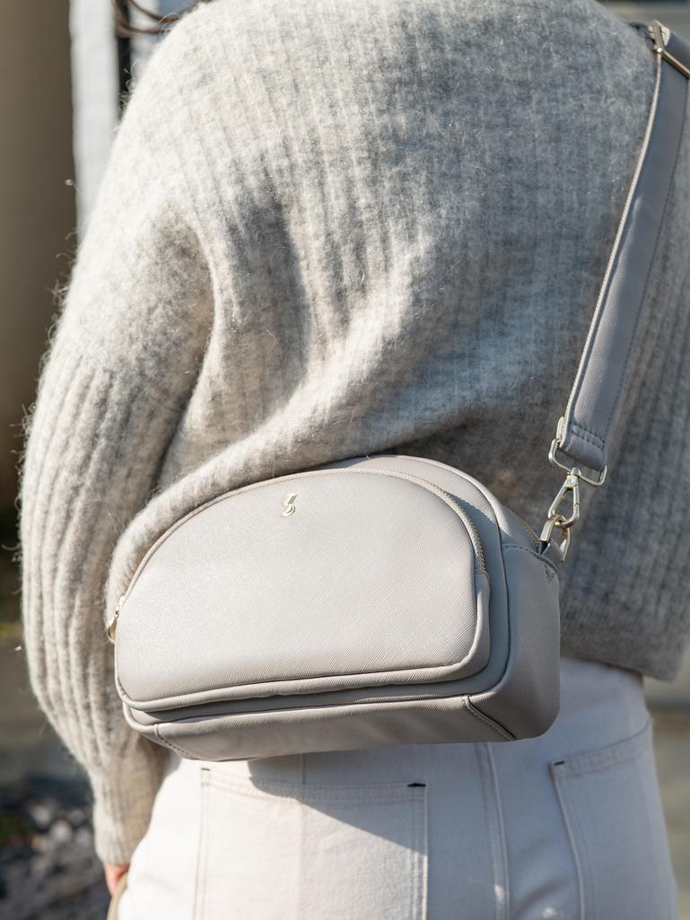 Taupe Crossbody Bag
