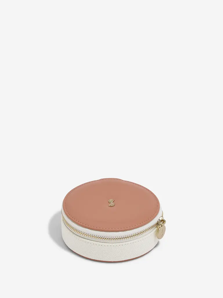 Desert Round Travel Jewellery Box