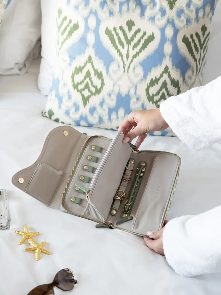 Seafoam Jewellery Roll