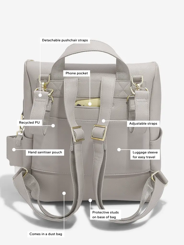 Taupe Baby Changing Backpack