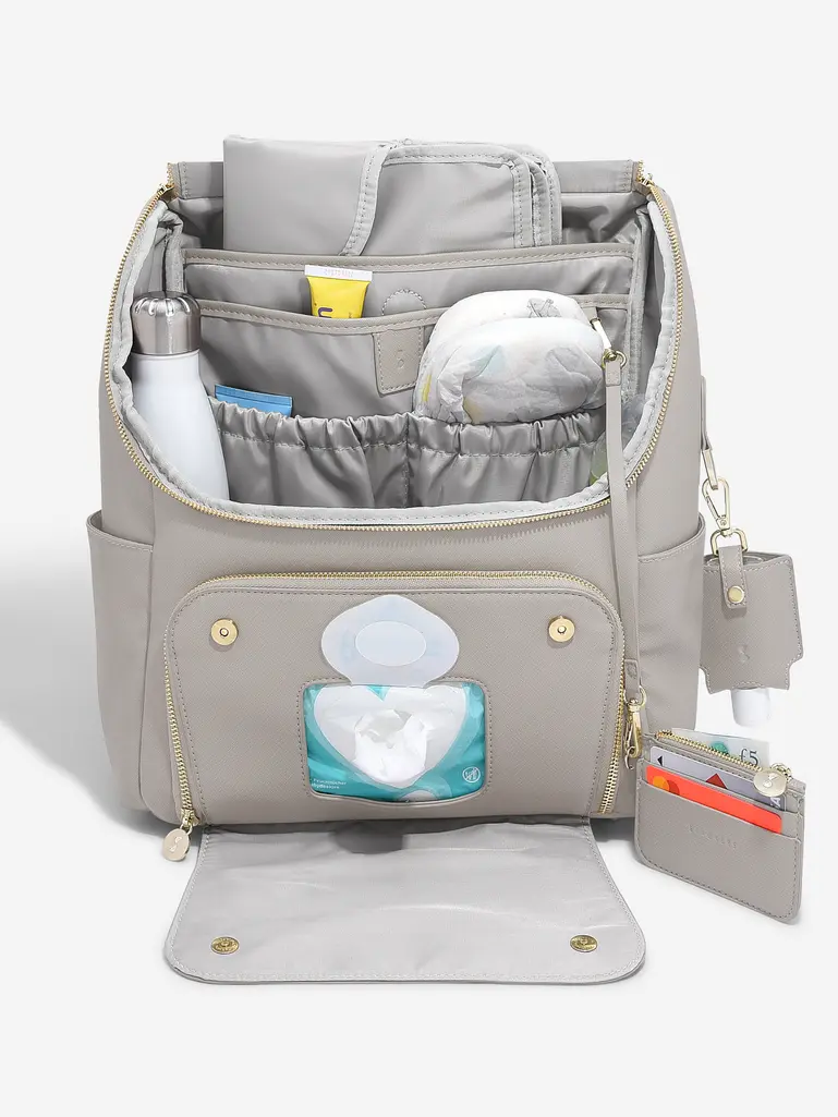 Taupe Baby Changing Backpack