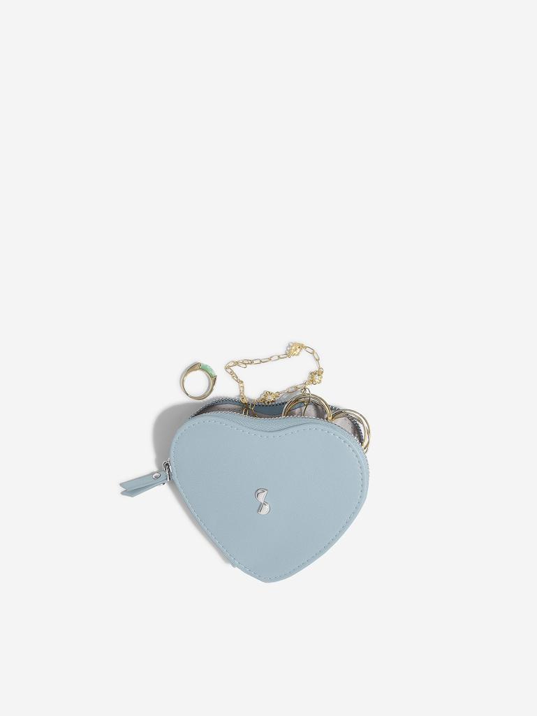 Dusky Blue Travel Pouch Set