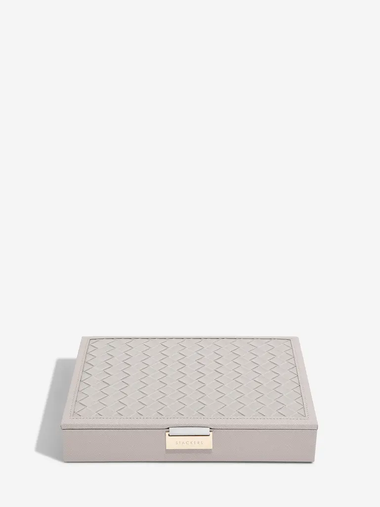 Taupe Classic Woven Lid