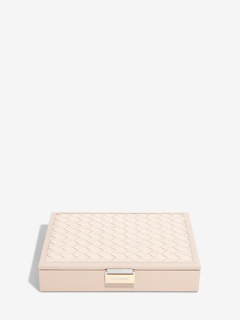Blush Pink Classic Woven Lid