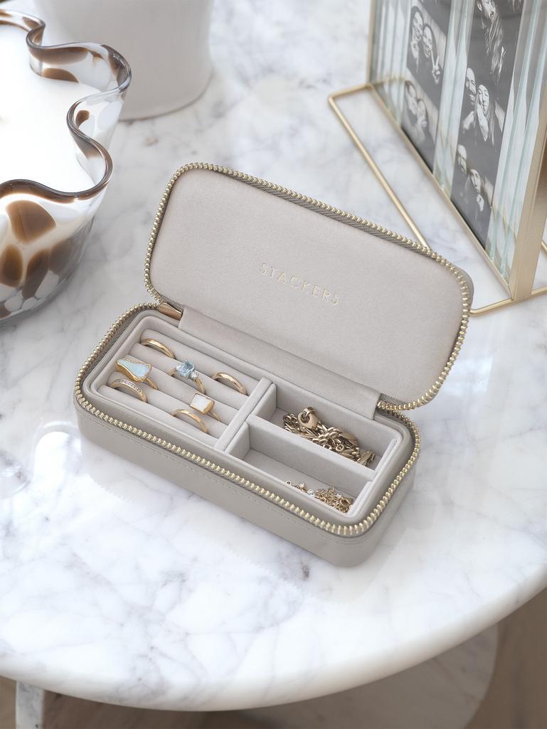 Patent Putty Medium Travel Jewellery Box