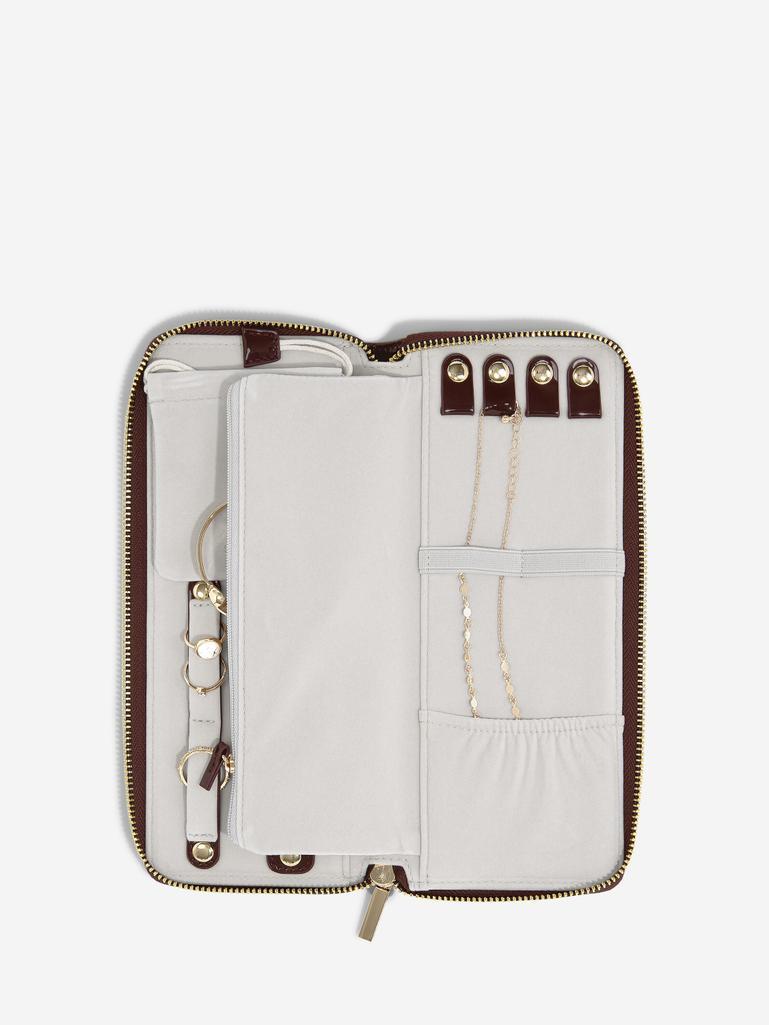 Patent Cherry Jewellery Roll