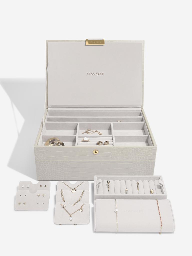 Putty Croc Classic Jewellery Box Set of 2 With Accessories