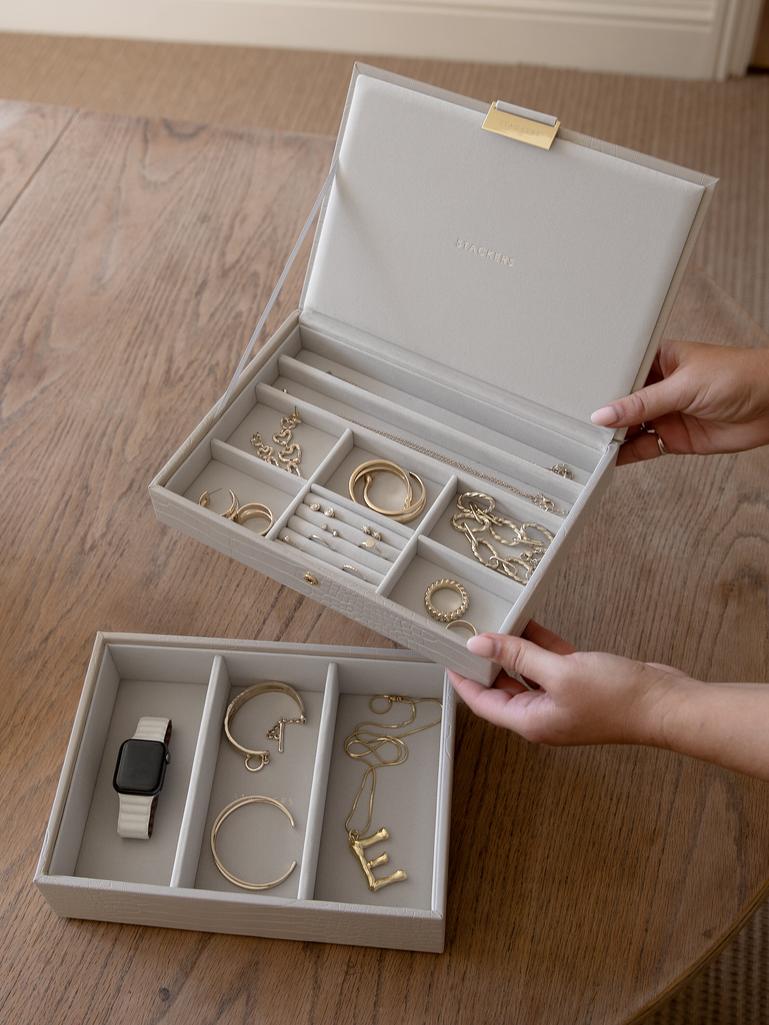 Putty Croc Classic Jewellery Box Set of 2 With Accessories