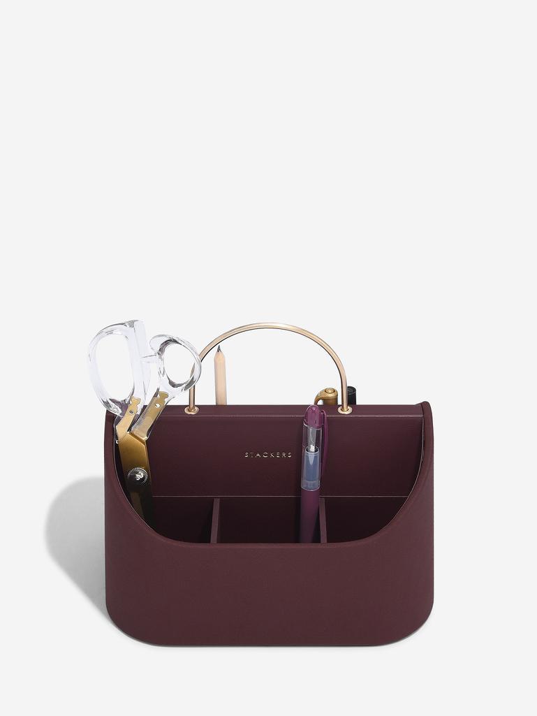 Garnet Red Desk Caddy