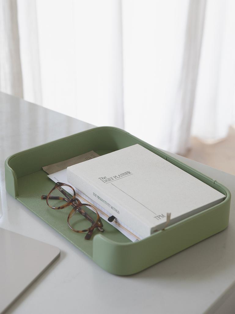 Pistachio Green Letter Tray