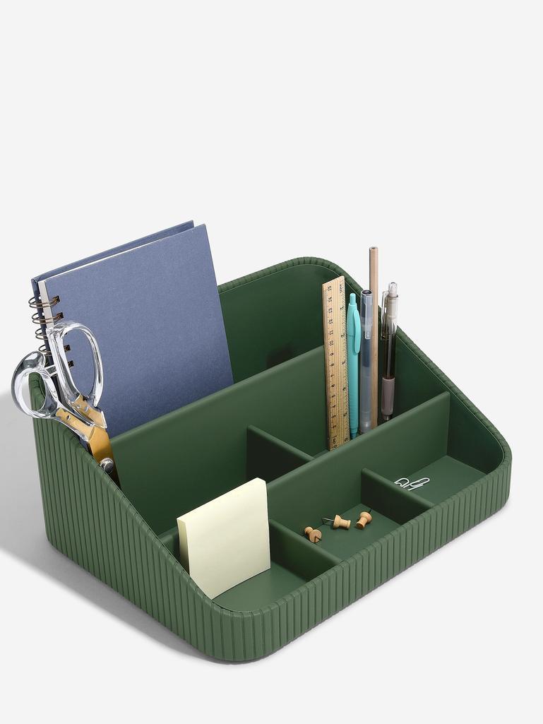 Emerald Green Desk Organiser