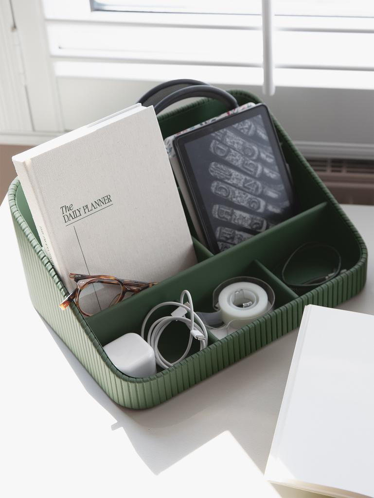 Emerald Green Desk Organiser