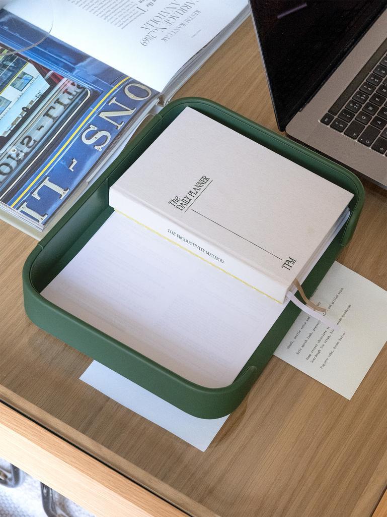 Emerald Green Letter Tray