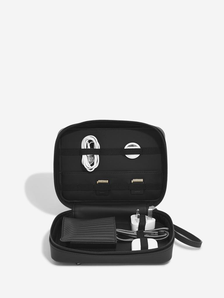 Black Fluted Cable Tidy