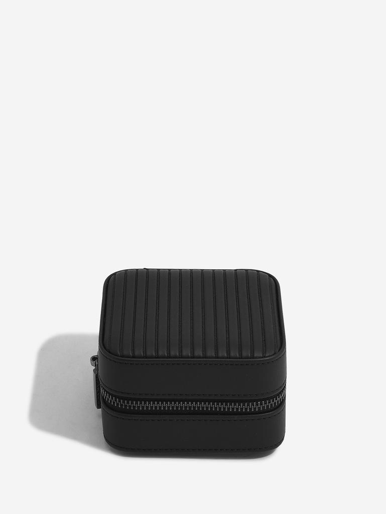 Black Fluted Watch & Jewellery Box